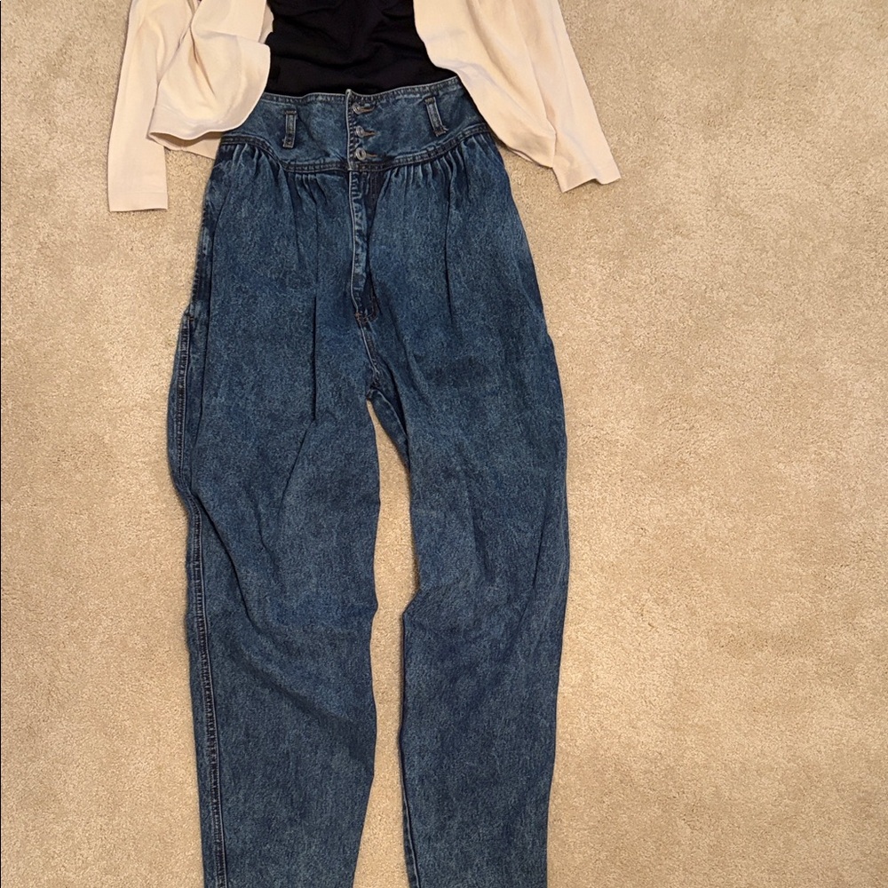 Jordache Vintage Acid Wash Blue Jeans